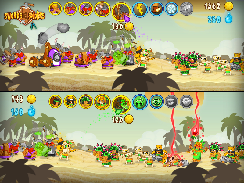 Illustration for article titled de Blob Devs Bringing Swords & Soldiers To WiiWare